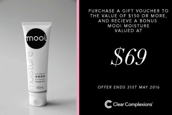Buy a Gift Voucher valued at $150 + receive a bonus mooi moisture