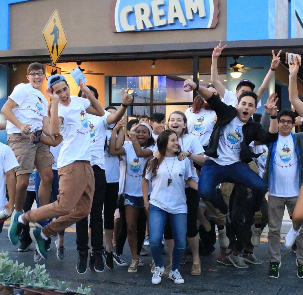 decacbhs's tweet photo. So sweet it will scoop you off your feet! Grand opening this Saturday! #CREAMAventura #CREAMnation #cbhsDECA https://t.co/bIcML92wXZ