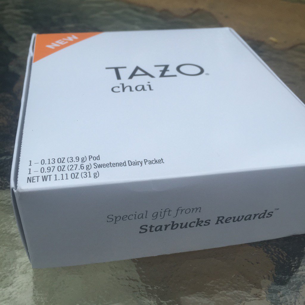 lesababb's tweet photo. BIG 💛💜💙 to @Starbucks thank u for the sweet surprise... Hot tea for a chilly evening is👍 #generosityiscool https://t.co/AiyZCyG0MG