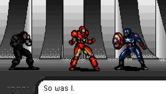 CAPTAIN AMERICA: CIVIL WAR 8-Bit Trailer Released - bit.ly/1rv2GHE