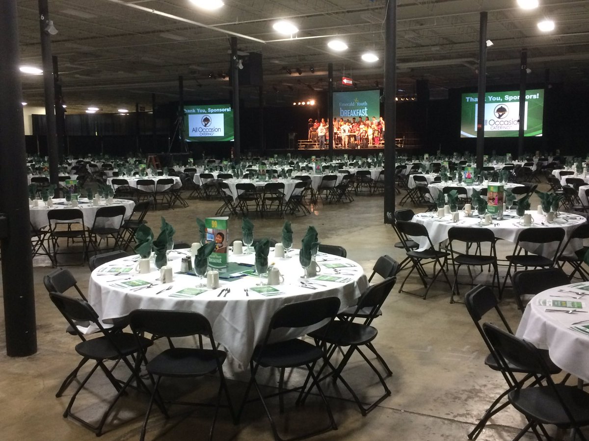 emeraldyouth's tweet photo. The choir is ready. The tables are ready. We can't wait to see everyone in the morn for our 23rd breakfast! https://t.co/eZWgFpDKpc