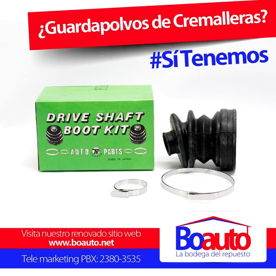 BoautoRepuestos's tweet photo. ¿GUARDAPOLVOS DE CREMALLERAS? #SíTenemos
En Boauto encuentra este repuesto y muchos más.
#Boauto
#5deMayo
#YNWA https://t.co/lUkR6QtWFy