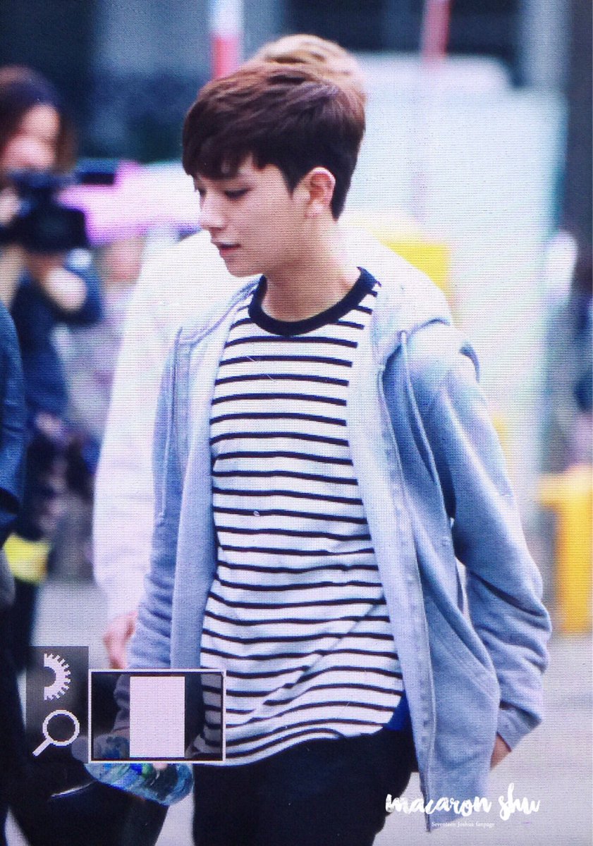 macaronshu's tweet photo. 160506 뮤직뱅크 출근 #조슈아 #세븐틴 #홍지수 #joshua 토끼토끼 깡총깡총🐰🐰🐰 https://t.co/tj7ZXm9Y2i