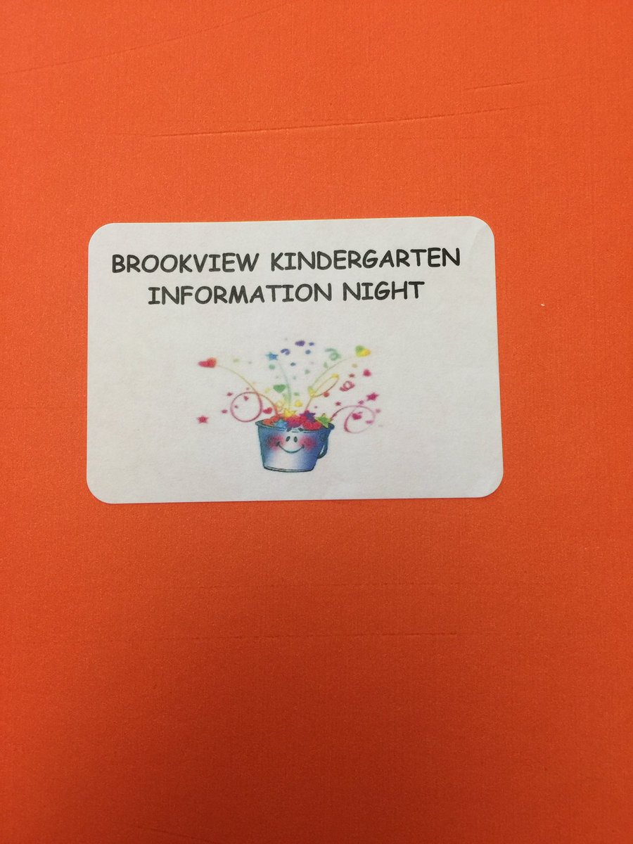 PtaBrookview's tweet photo. Welcome to Brookview to our incoming kindergarten families! https://t.co/7Gp3kJyCjr