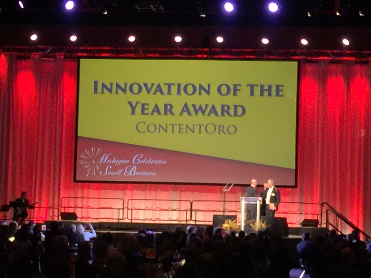 joemckeown's tweet photo. Congrats to the team @ContentOro! #MCSB2016 https://t.co/S80GeN0zzL