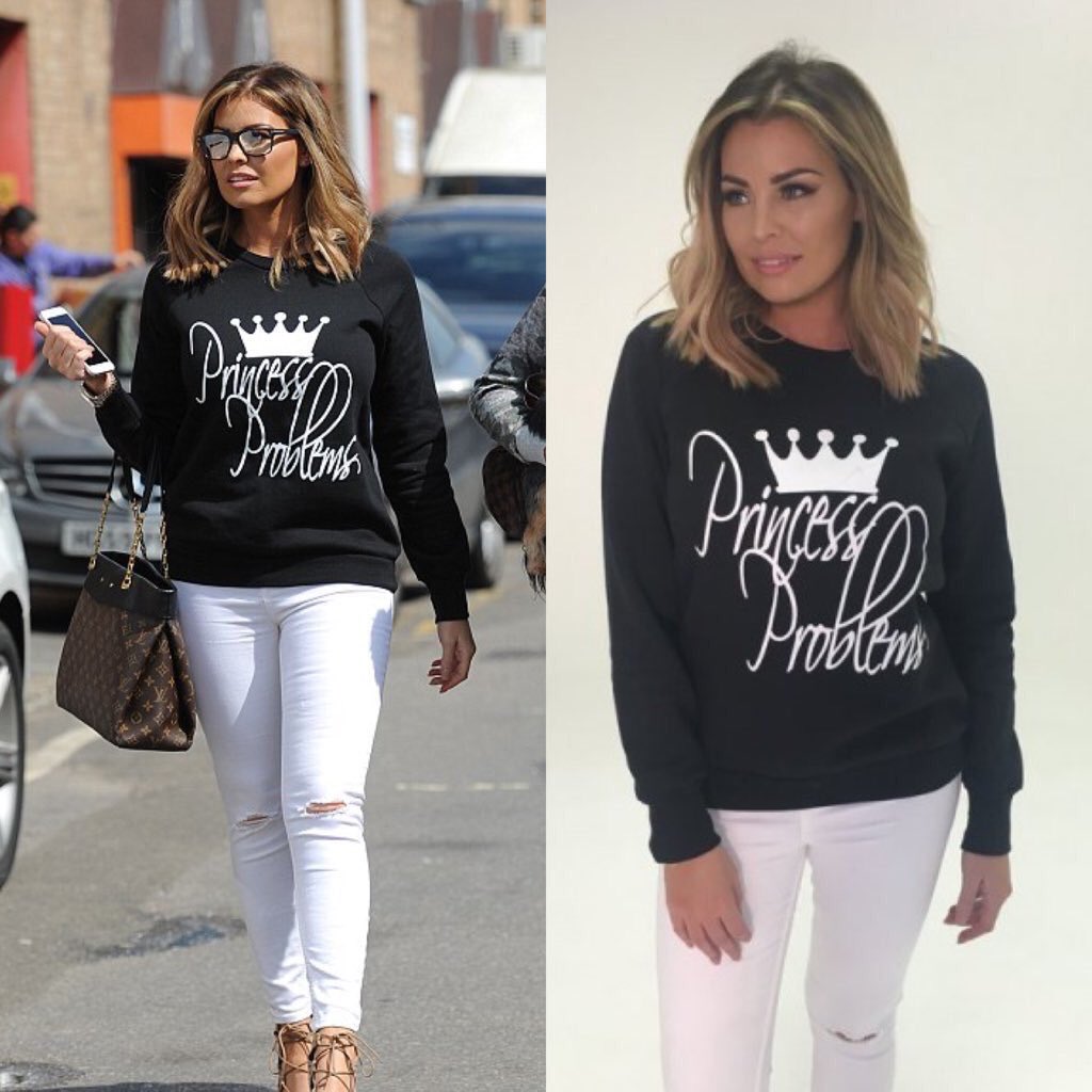 WithLove_Jess's tweet image. 👑 Princess Problems Sweatshirt  @MissJessWright_  is wearing shop here 👉🏼withlovejessica.com/index.php?rout