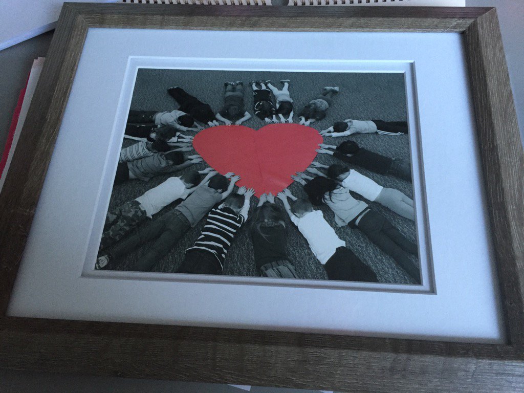 A gift from my children. A memory that I will cherish forever.