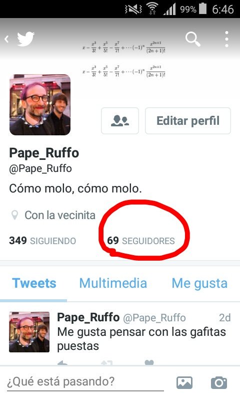 Pape_Ruffo's tweet photo. Gracias a todos majetes, hemos llegado al número que más nos gusta, y a la vecinita aún más! https://t.co/dExgOk1Kz3