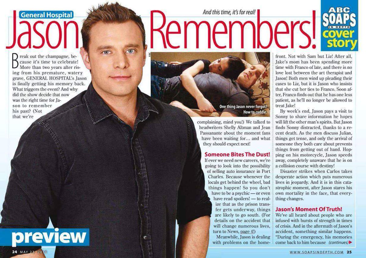 GHSpoiler_Alert's tweet photo. Jason Remembers on May 9th. Our JaSam day has finally come!!
#JaSamReunion #JasonRevealed #JaSamKiss #JasonRemembers https://t.co/5d7AUEKmwm
