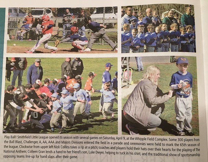District4RILLB's tweet photo. Thanks @TheSfldTimes for publishing photos of @SmithfieldLL 2016 #LLOpeningDay https://t.co/ClhiMhqa6F