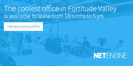 brucestronge's tweet photo. The coolest office in Fortitude Valley available on 1 July - 165m, above Tonic Coffee Shop https://t.co/ReujvoeQw8 https://t.co/WMa8itrOFK