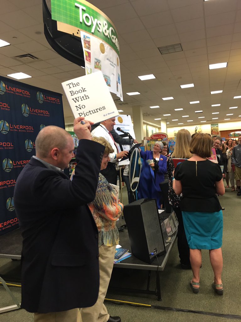 MrsONeilWFE's tweet photo. And the winner is....... The Book With No Pictures!!!! https://t.co/JdMzdDW9c5