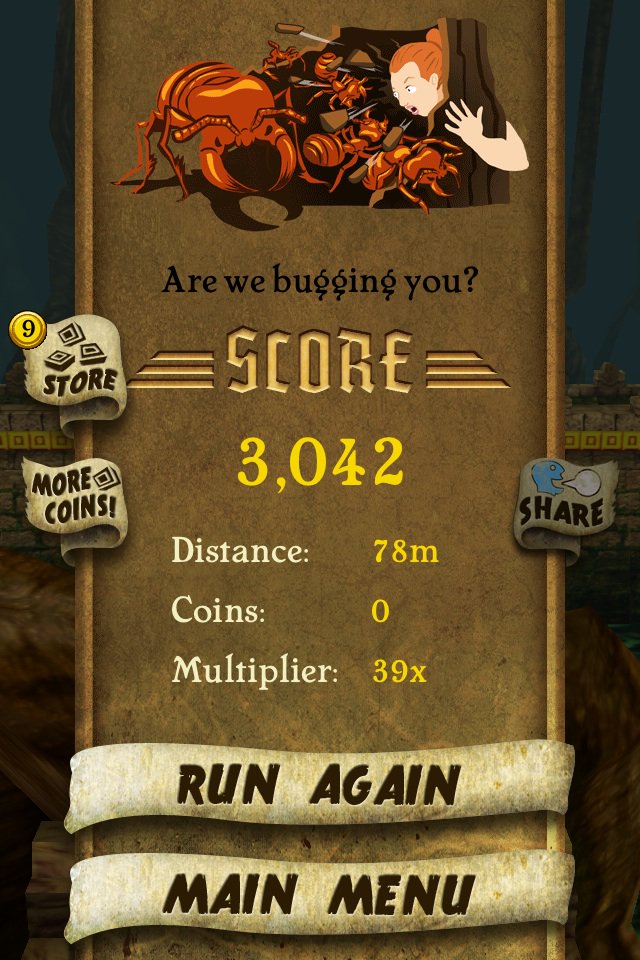 taimurbutt11's tweet photo. I got 3,042 points while escaping from demon monkeys. Beat that! https://t.co/1QCyiUkWJm #TempleRun https://t.co/rVzX8hiMCa