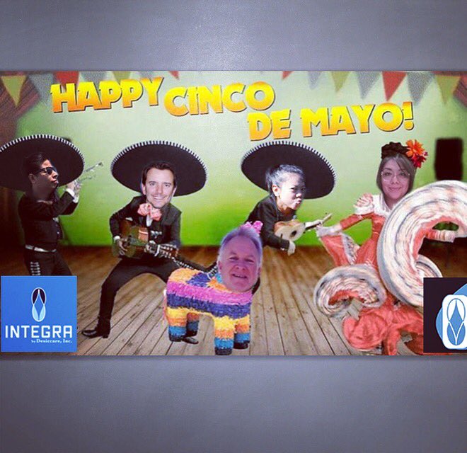 IntegraHerbal's tweet photo. 🎉 Happy Cinco de Mayo from the #IntegraTeam ✌🏻️😉🍃💨🌮🎷🎧 . .#lunchtime #attheoffice #integraboost https://t.co/L2rePlGNPz