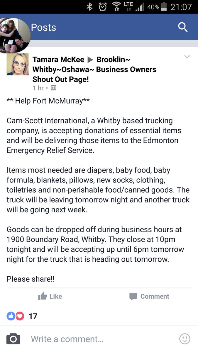 oshawaopera's tweet photo. #FortMacFire #HelpFortMac https://t.co/mX6vsC2RcP