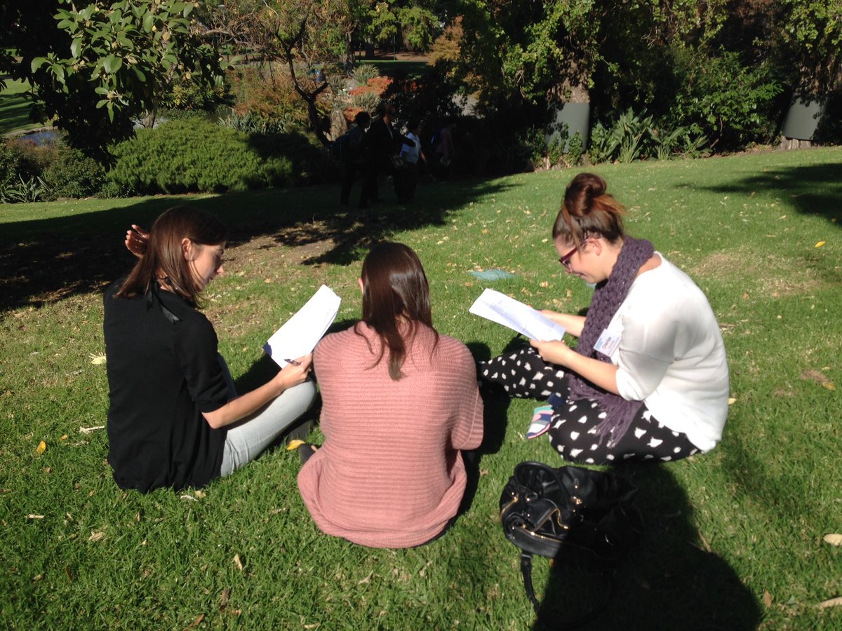 SayaLorback's tweet photo. #AuthenticLeadership literature review in the sun #IgnitingLeadership testing theories @LeadVic https://t.co/SX6rTJFKMZ