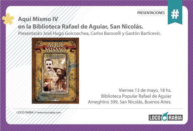 LocoRabiaEd's tweet photo. Sale un nuevo Aquí Mismo y tenemos presentación https://t.co/m41hTqQ0CD