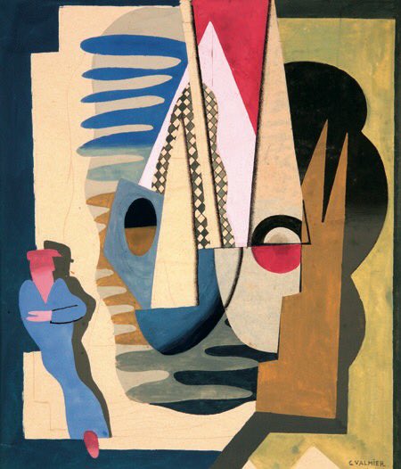 J'étais insoucieux de tous les équipages,
Porteur de blés flamands ou de cotons anglais.

🖊 #Rimbaud 
🎨 #Valmier