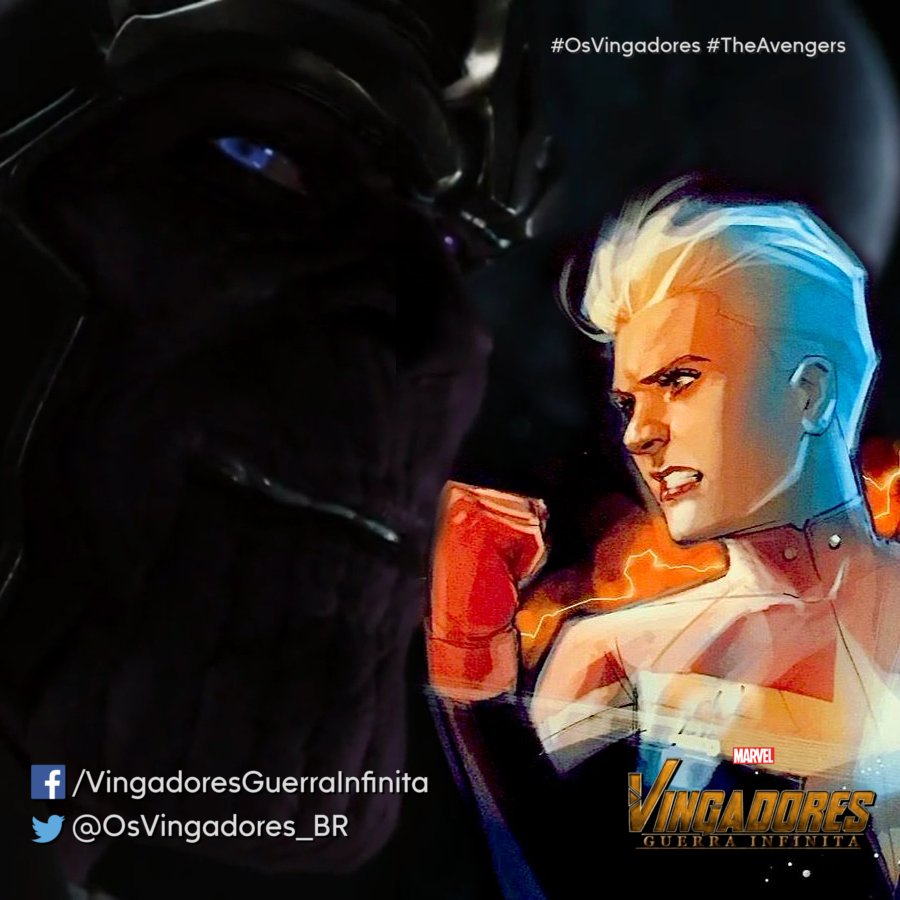 CapitaMarvelBR's tweet photo. #CapitãMarvel já em @OsVingadores_BR #GuerraInfinita Part 1? Sim. @CapitaMarvelBR deve aparecer antes do filme solo. https://t.co/wbbvyj4FC3