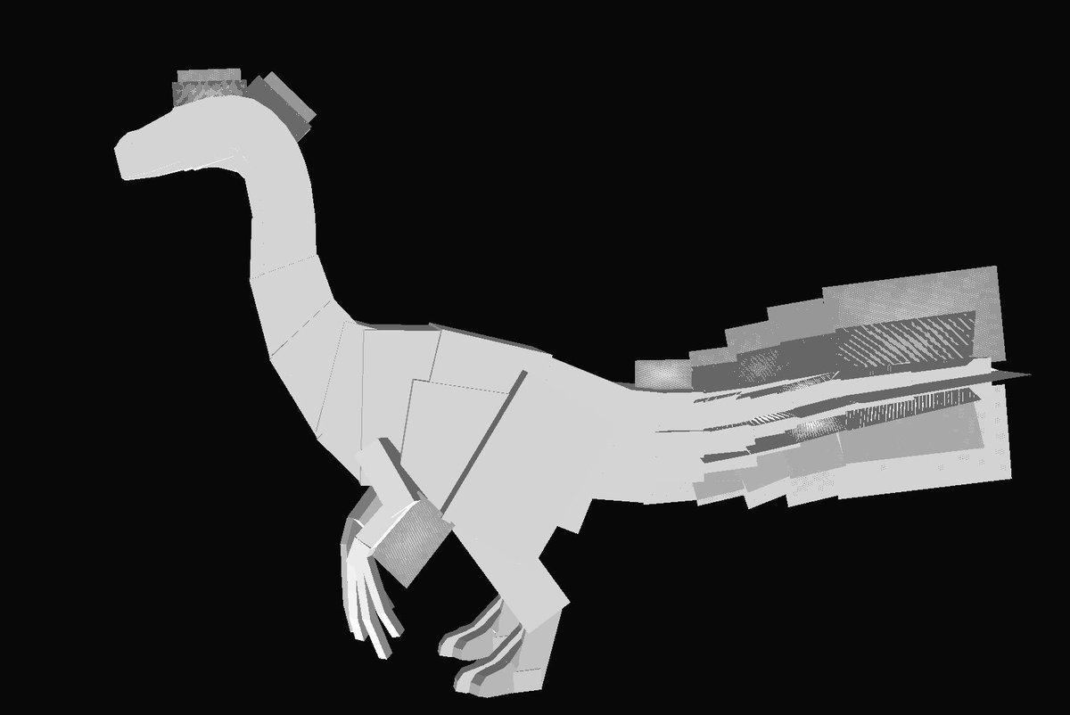 andr471c's tweet photo. New Therizinosaurus model!
"Not aproved by every model leader yet" JC @JurassiCraftMod #DangerFloof https://t.co/Flev6ZSVZO
