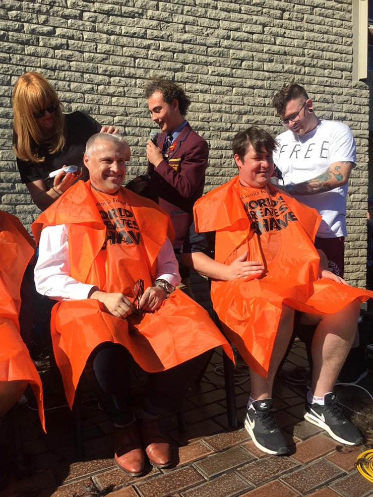 Our final two have started the shave! #standbypan