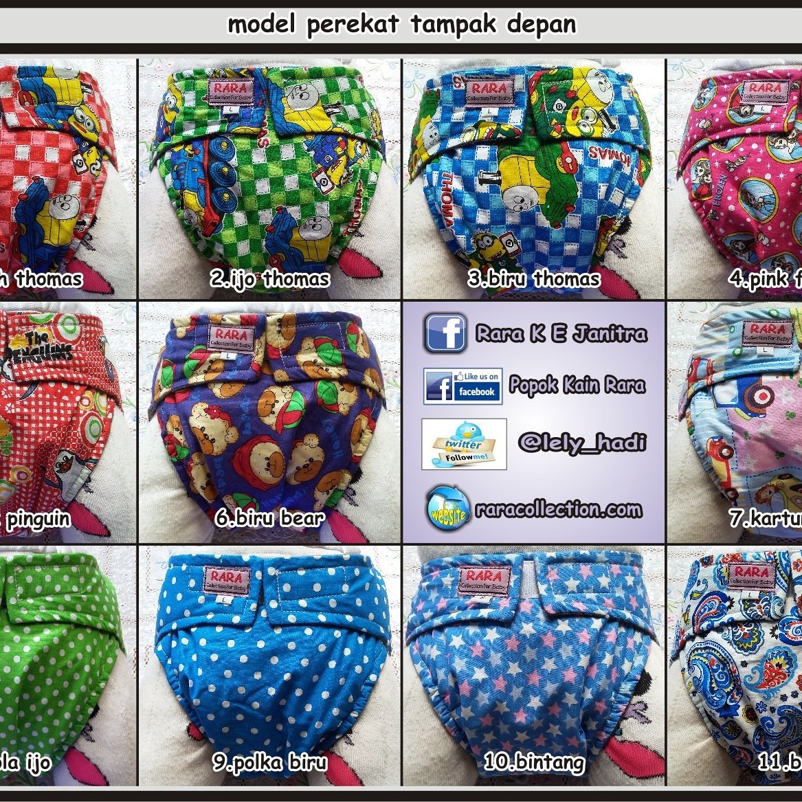 lely_hadi's tweet photo. Sms/wa 08568860186
https://t.co/XKd63nZ6Os

#popokkain #clodi #diapers #clothdiapers #pospak #trainingpand #anak https://t.co/Rps3jPT6sk