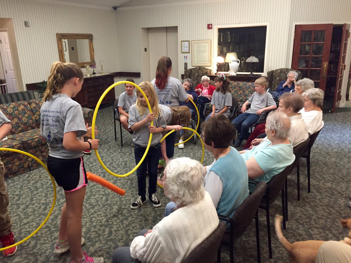 BES_PE's tweet photo. #ModifiedPEClub S's introducing the games they created for the residents. #whyiteach #bighearts https://t.co/4it62ohFnC