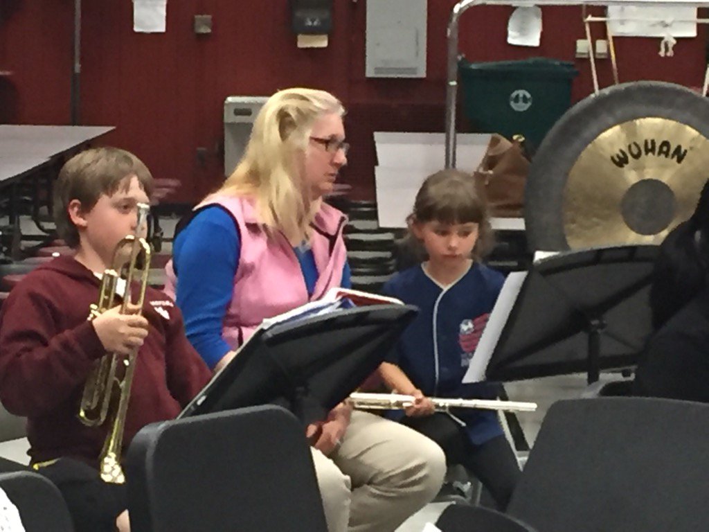 McCarthyBands's tweet photo. Band members past, present, and future. #mcband5openrehearsal @ChristyWhittles @McCarthyMS_AP @CHSBands https://t.co/DytMuZvGG2