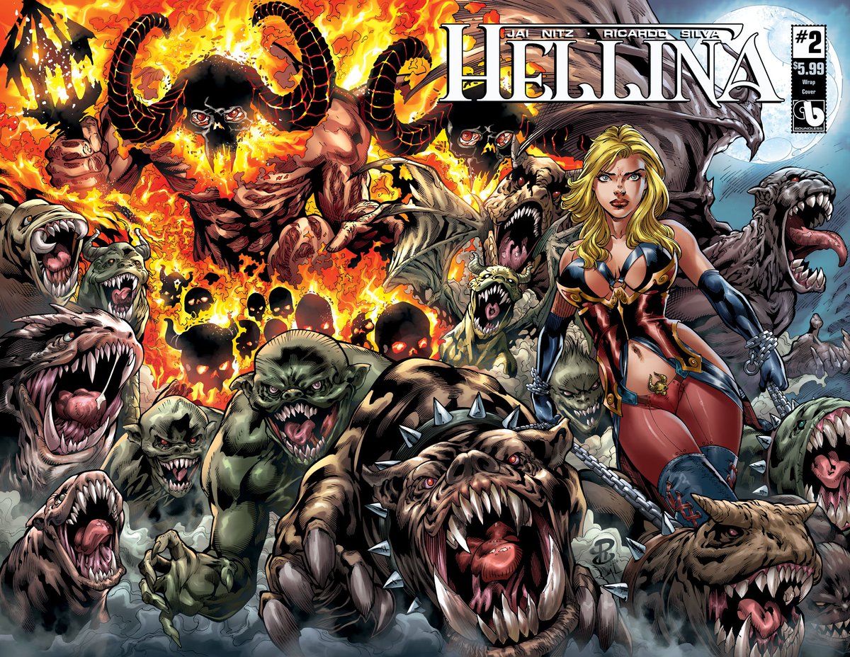 boundlesscomics's tweet photo. Dont miss #Hellina #2 by @JAINITZ1 in #comic shops now! Find out what's next for Hell's Adjudicator! #sexy https://t.co/8cXaDWaaZG