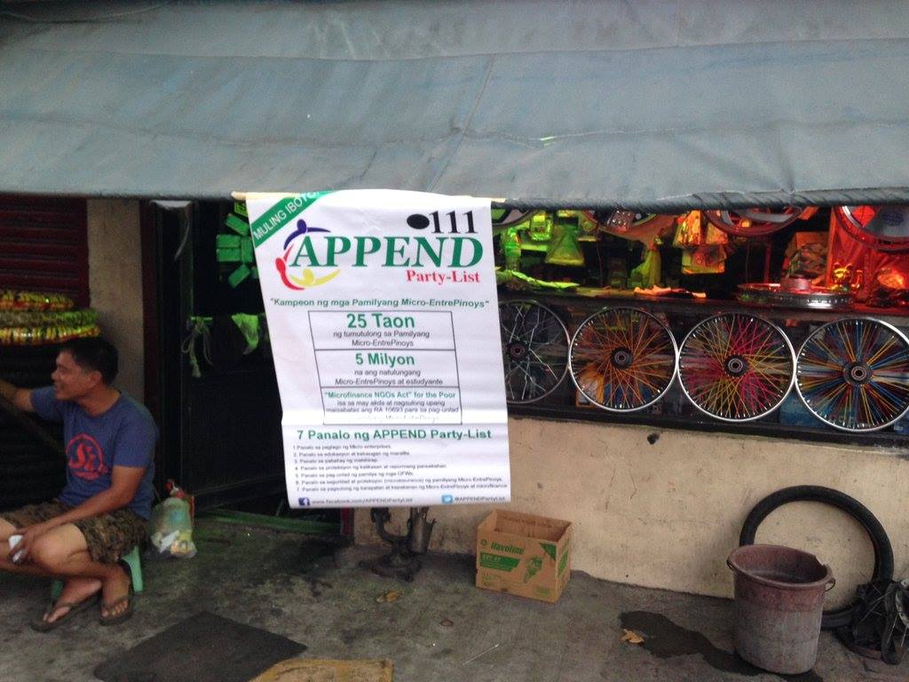 JaniceBesana's tweet photo. Spotted: Cavite &amp; Laguna #111APPENDPartyList #KadikitKoKadikitMo https://t.co/l5UbCfenui