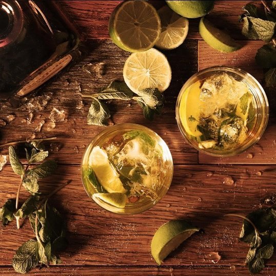 WeAreGCLRS's tweet photo. Refreshing twist on the classic mojito.

Mojito Reposado:

Fill a glass halfway with ice. Then, crush mint leaves u… https://t.co/2ToOaTaVeG