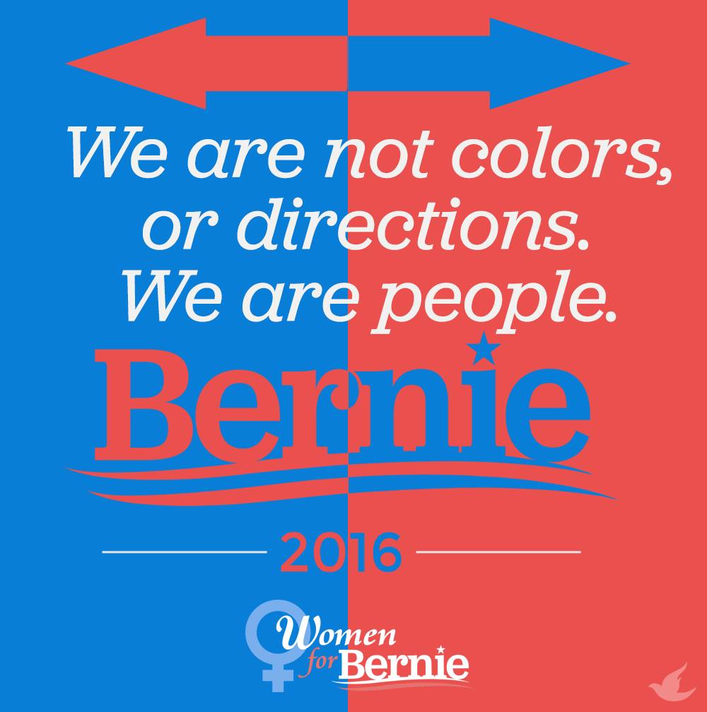 Libertea2012's tweet photo. RT: We are family. We are the 99% and we will elect Bernie Sanders. #FeelTheBern #StillSanders… #BernieStrong https://t.co/MAaXD91rSO