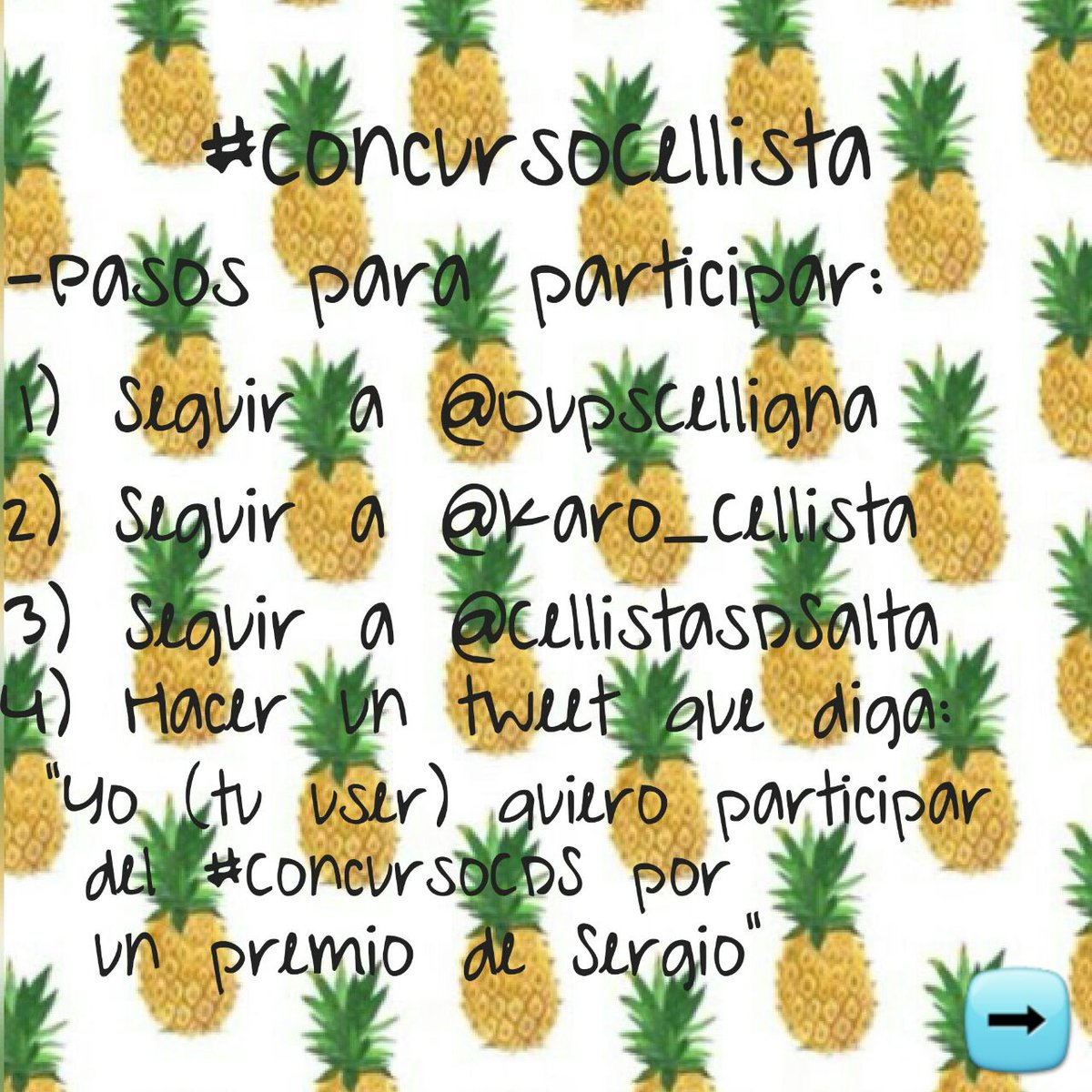 karo_cellista's tweet photo. Antes de participar tienen que dar rt al twitt (si o si)..El concurso termina el 26_05 suerte para todas https://t.co/svCHaGB58e