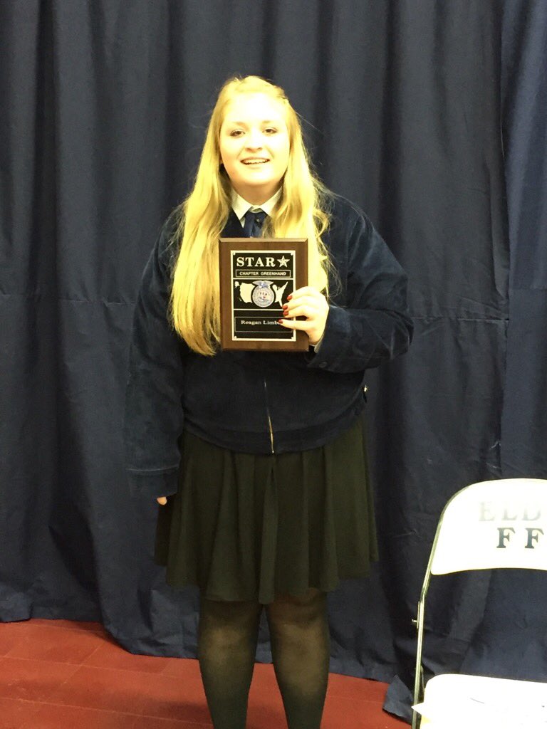 cabbott81's tweet photo. Congrats to this awesome Star Greenhand! The Abbott Boys' favorite babysitter! Great job, Reagan! #FFAMade https://t.co/5m97nwd4ZJ