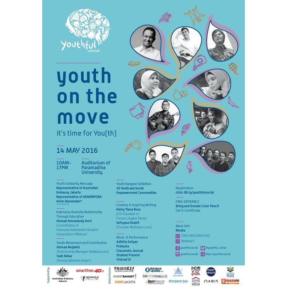 [EVENT] For more information, feel free to contact: 
Nindia (081809200069) - WA/Line

<a href="/Youthful_social/">Youthful Social</a>