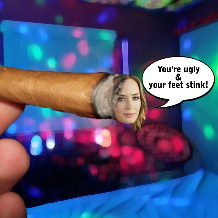 BangElDesh's tweet photo. #blunt #motivational #weed #emilyblunt #humor https://t.co/w69Cv4sFFp