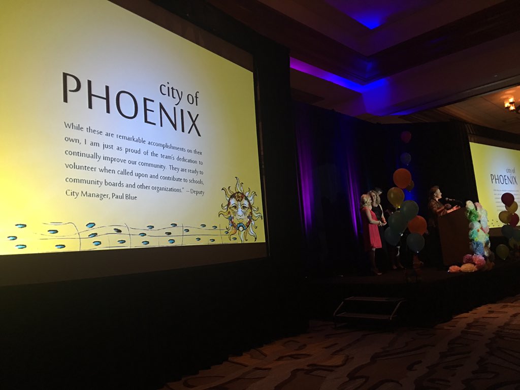 _AAED's tweet image. Large Org of the Year awarded to City of Phoenix @CityofPhoenixAZ. #aaedspringconference #eddeawards
