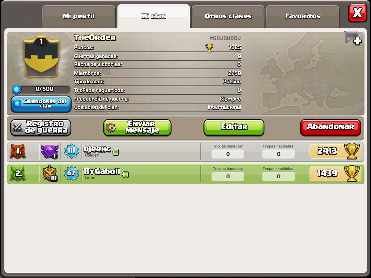 ByGaboII's tweet photo. @RicardoFuriano @JoseanSch @TheShooterCoC @LEYENDASAE  Ayudenme a reclutar somos activos y donadores 👇👇 War a fullll https://t.co/E1MQ7RwehK