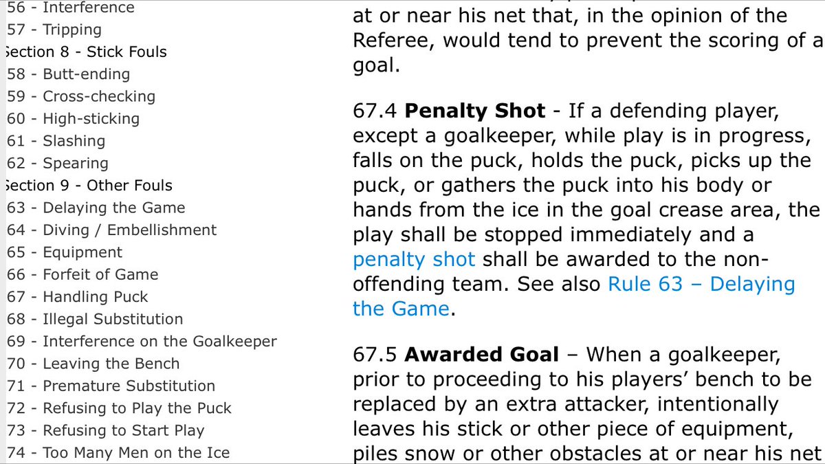 Freedy19's tweet photo. @Sportsnet The @SanJoseSharks should have gotten a #penaltyshot right there in #overtime. Rule 67.4 #missedcall @NHL https://t.co/TsxOgD7ZYU