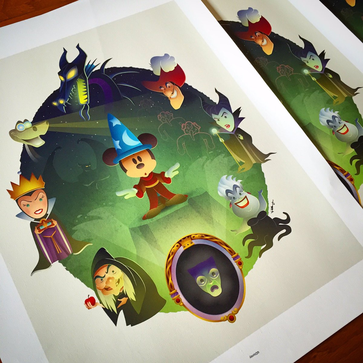 jmaruyama's tweet photo. See you this Sat at #WonderGroundGallery 3-5pm. @DisneylandToday @DisneylandDTD  #Fantasmic #SomeImagination https://t.co/aIWrZZEx5n