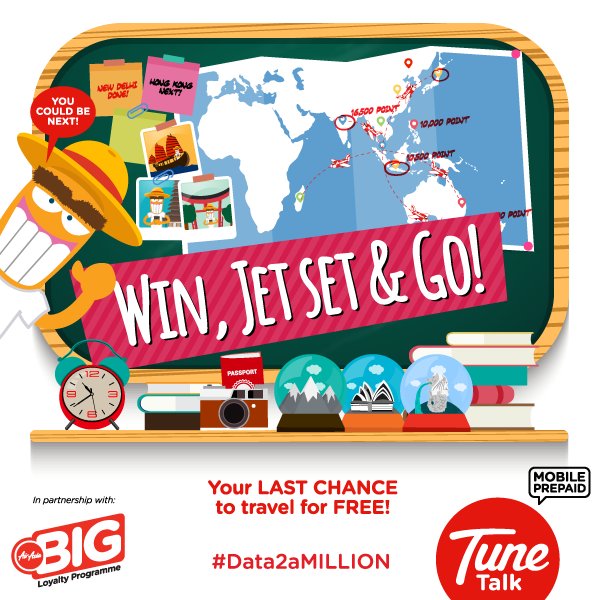TuneTalk's tweet photo. Jangan lupa SMS 'DATA2' ke 2211 tau. Ada chance menang 1 Juta BIG Points! #Data2aMillion https://t.co/6JuSBLJ79G https://t.co/RzMzIoOaG3