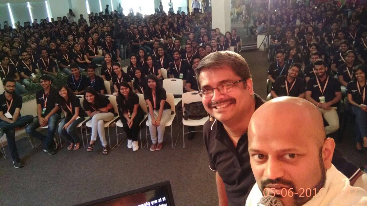 dilipkhandelwa's tweet photo. Loving the energy and excitement at the Freshers Day @saplabsindia #iamsap. https://t.co/FfQEfFnAvh