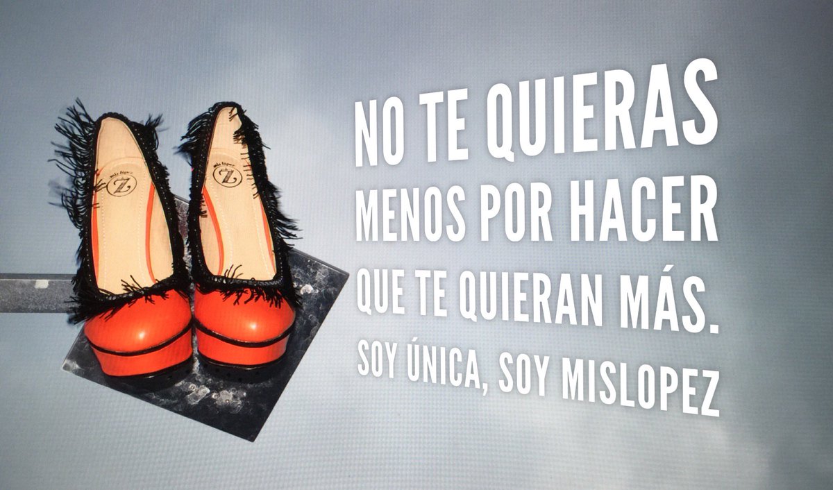 mislopezworld's tweet photo. no te quieras menos...
#amor #amate #quierete #love #diqueno #bastaya #masamorymenosguerra #mislopez #zapatos https://t.co/g76jRgVogI
