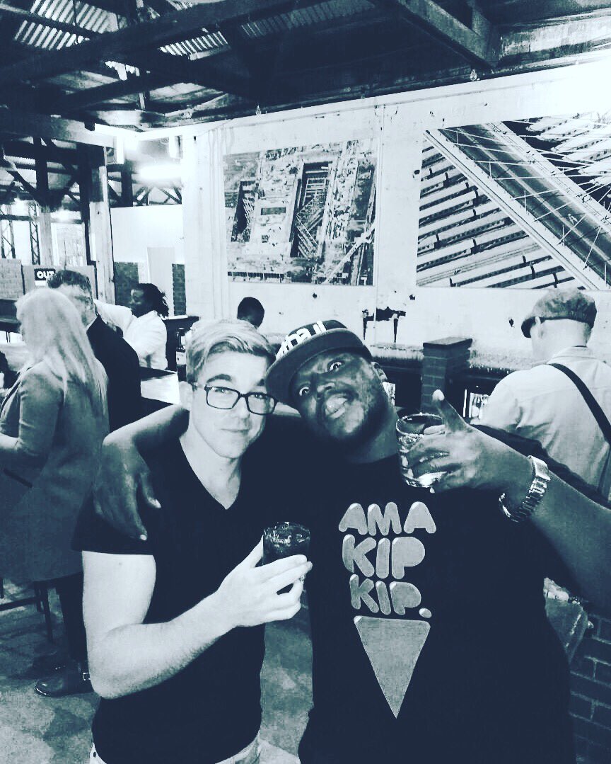 Trisdecember's tweet photo. Sipping some fine @JamesonSA caskmates with HHP last night before the show https://t.co/LnknKQq8Ro