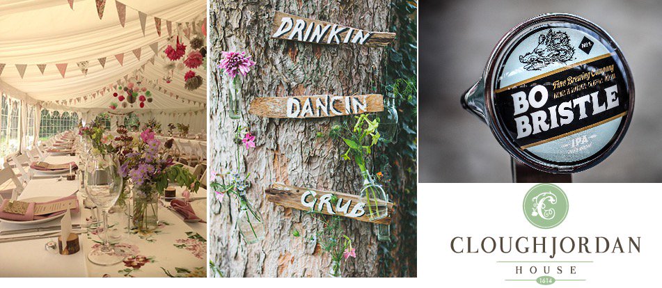 Bo Bristle IPA is now pouring at the amazingly delightful Cloughjordan House.