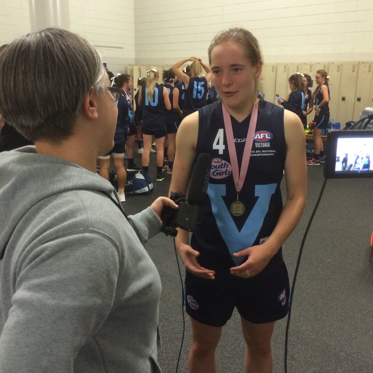 .@AlisonSmirnoff spoke with @smittysmith013 & @izzyhuntington after the #YGChamps final. Watch it on @ChangeHerGame