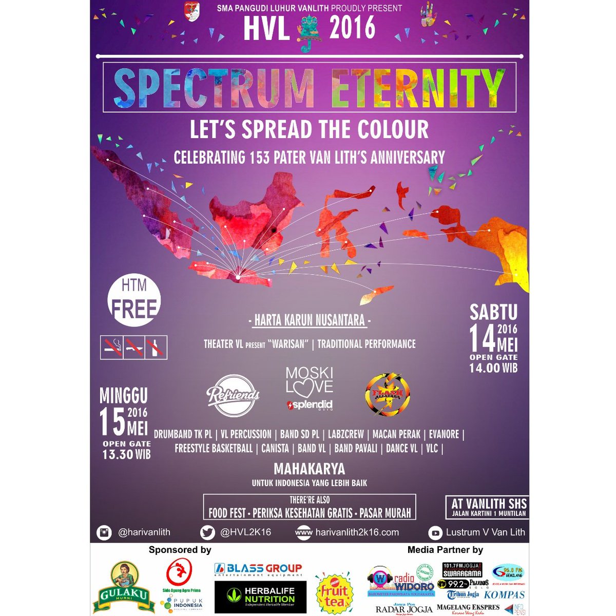 #infopensi SMA PANGUDI LUHUR VANLITH present SPECTRUM ETERNITY 2016 

info <a href="/HVL2K16/">IG: HARIVANLITH</a>