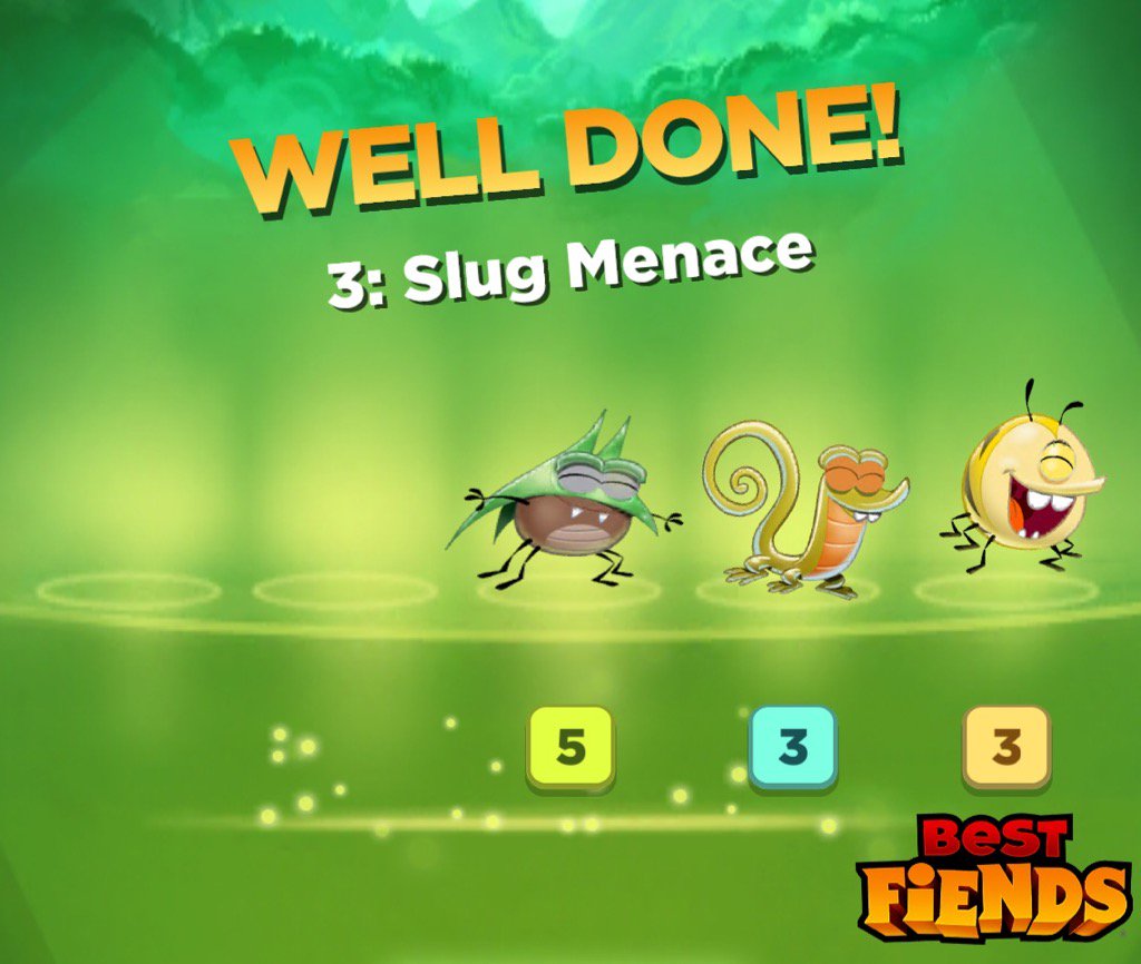 I beat Level 3 in #BestFiends - Download FREE - download.BestFiends.com via @bestfiendsmmmvk