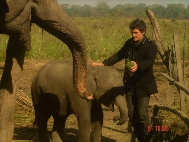 Our visit from Orlando Bloom, a very animal conscious guy, who loved his time with Tiger Tops!  #OrlandoBloom