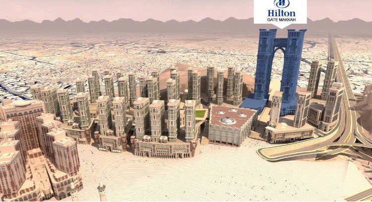 مشاريع السعودية On Twitter أعمال الإنشاء في جبل عمر بـ مكة مركز المؤتمرات هيلتون وماريوت و فندق بوابة مكة هيلتون ودبل تري وويسترن وشيراتون